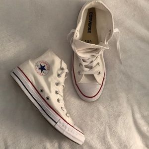 NEW White High-Top Converse